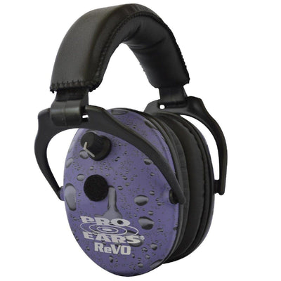 Pro Ears Pro Ears ReVO Electronic Ear Muffs - NRR 25 Pink Rain Purple Rain Shooting