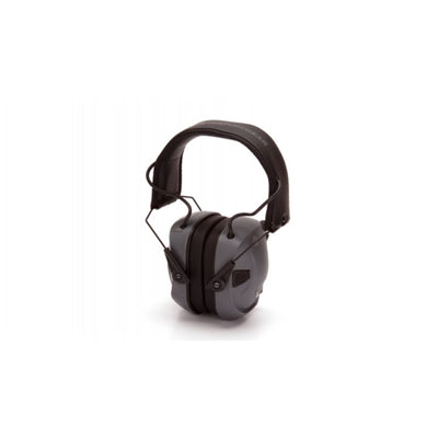 PYRAMEX SAFETY PRODUCTS Pyramex Electronic Earmuff With Blueooth Amp BT 26 Db Gray Shooting