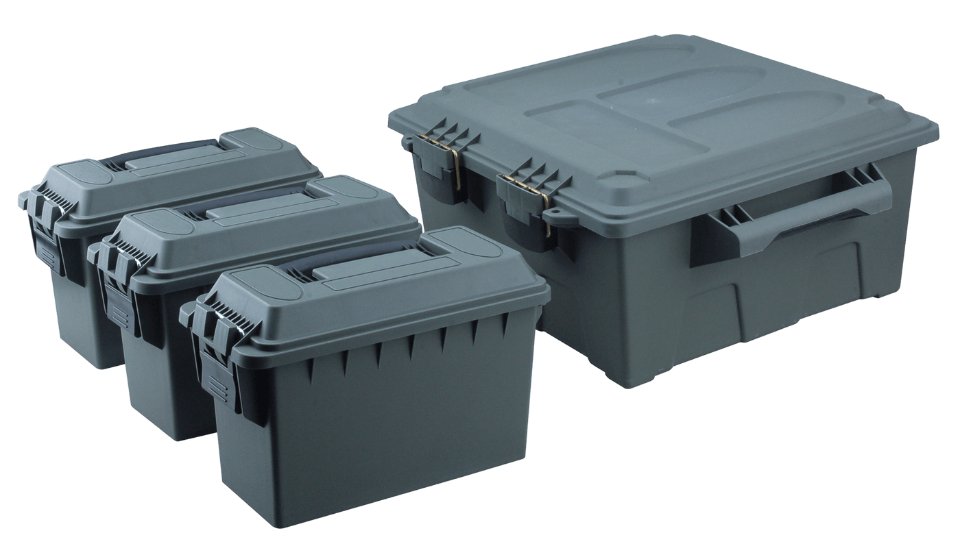 RANGER RUGGED GEAR Ranger Rugged Gear 4-piece Ammo Box, Reliant Rrg-10134     Ammo Crate W/3 30c Ammo  G/t Shooting