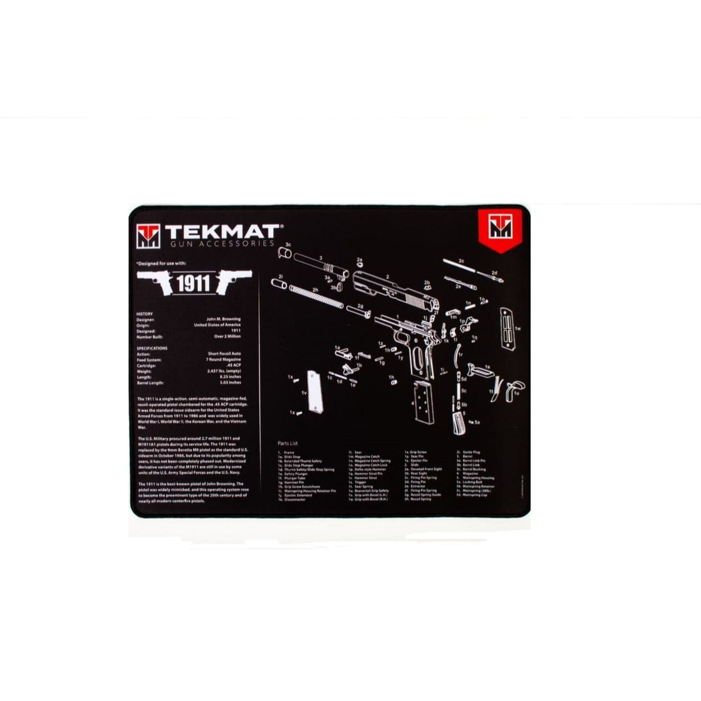 TekMat TekMat Ultra 20 1911 Gun Cleaning Mat Shooting