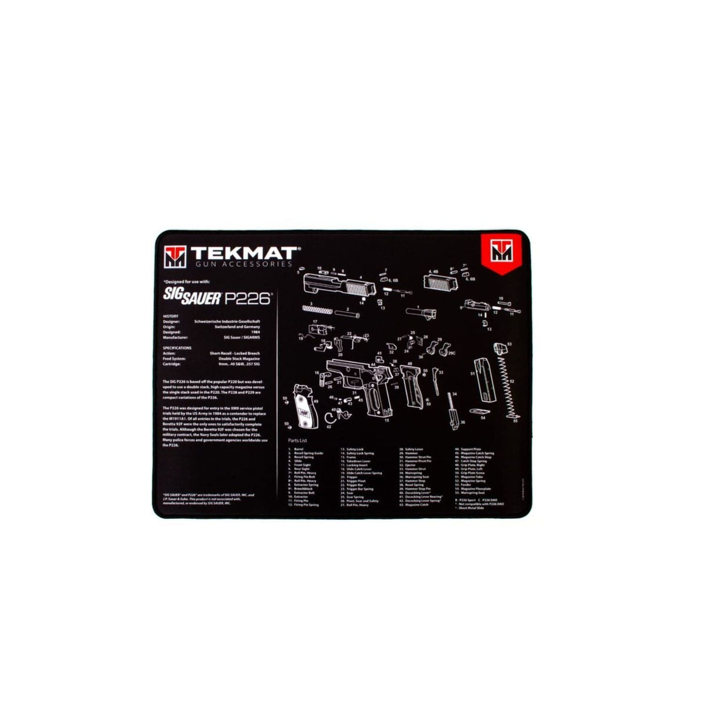 TekMat TekMat Ultra 20 Sig Sauer P226 Gun Cleaning Mat Shooting