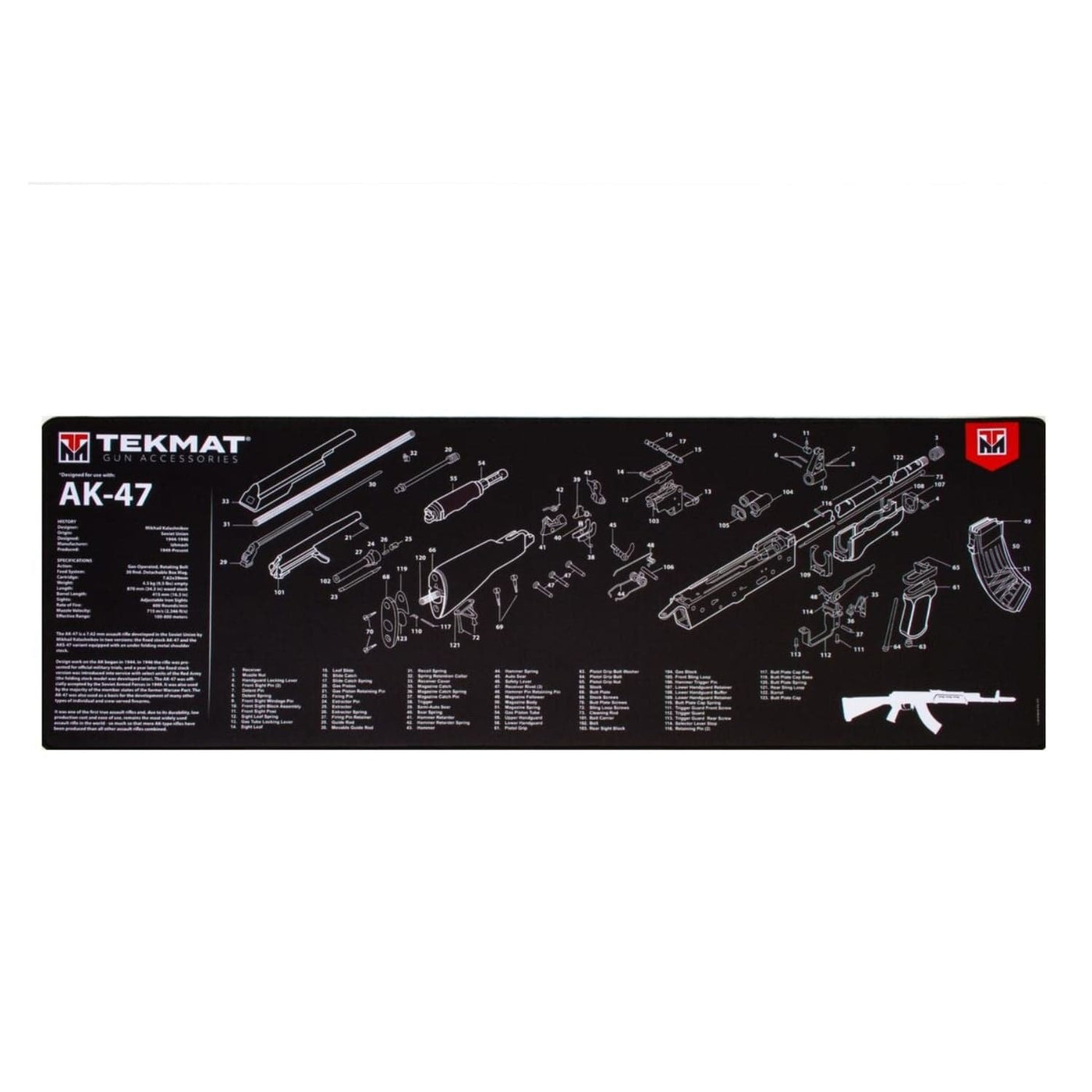 TekMat TekMat Ultra 44 AK47 Gun Cleaning Mat Shooting