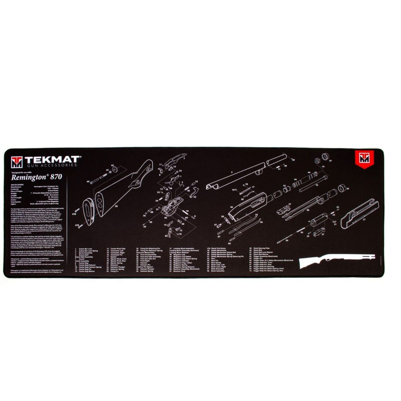 TekMat TekMat Ultra 44 Remingtotn 870 Gun Cleaning Mat Shooting