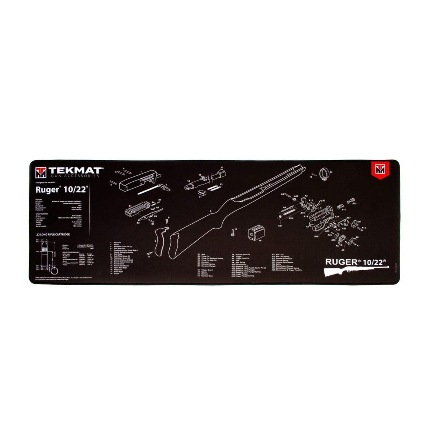 TekMat TekMat Ultra 44 Ruger 10 22 Gun Cleaning Mat Shooting