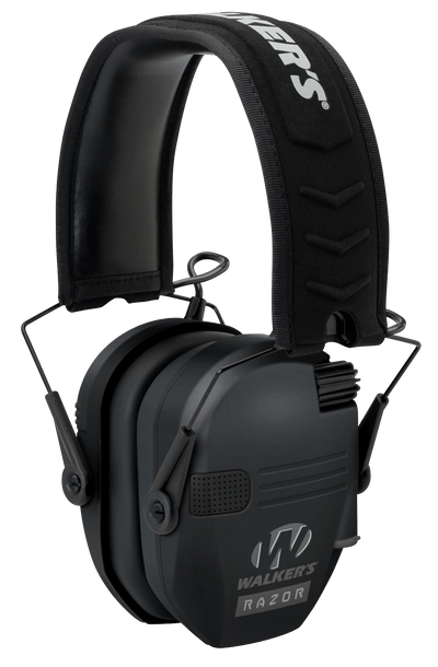 Walkers Walkers Razor Slim Shooter Folding Muff-23dB NRR-Black Black Shooting