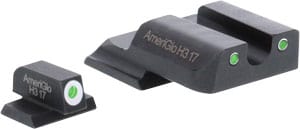 Ameriglo Ameriglo Tritium Classic Set - Green/green Fits S&w Shield Sights Gun/bow