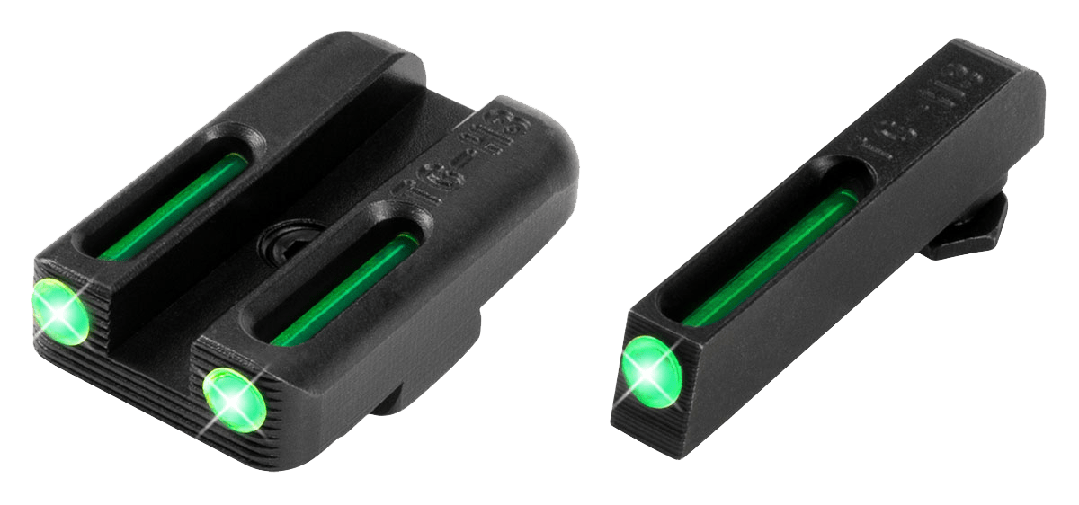Truglo Truglo Sight Set Glock 42/43 - Tritium/fiber Optic Green Sights Gun/bow