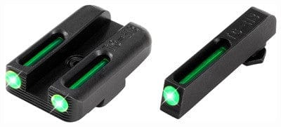 Truglo Truglo Sight Set Glock 42/43 - Tritium/fiber Optic Green Sights Gun/bow