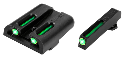 Truglo Truglo Sight Set Glock 9mm/.40 - Tritium/fiber Optic Green Sights Gun/bow