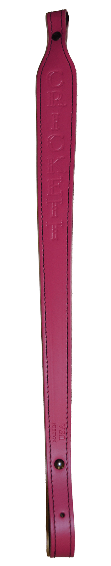 Crickett Crickett Sling Pink Leather - W/crickett Logo Slings