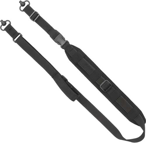 Grovtec Grovtec Qs 2 Point Sentinel - Sling W/ Push Button Swivel Bl Black Slings