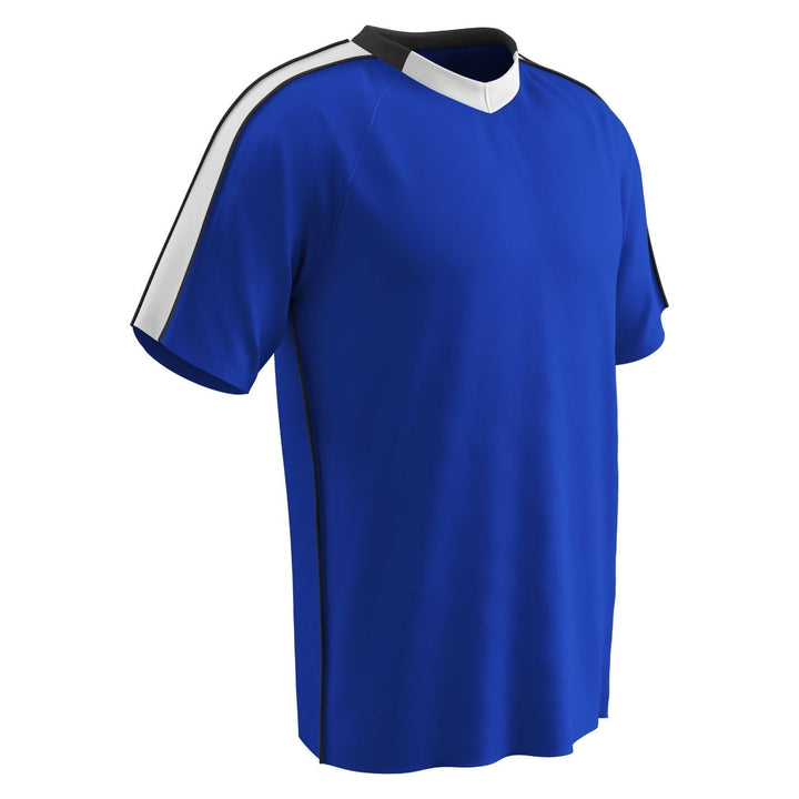 Champro Champro Adult Mark Soccer Jersey Royal White Black / Medium Sports