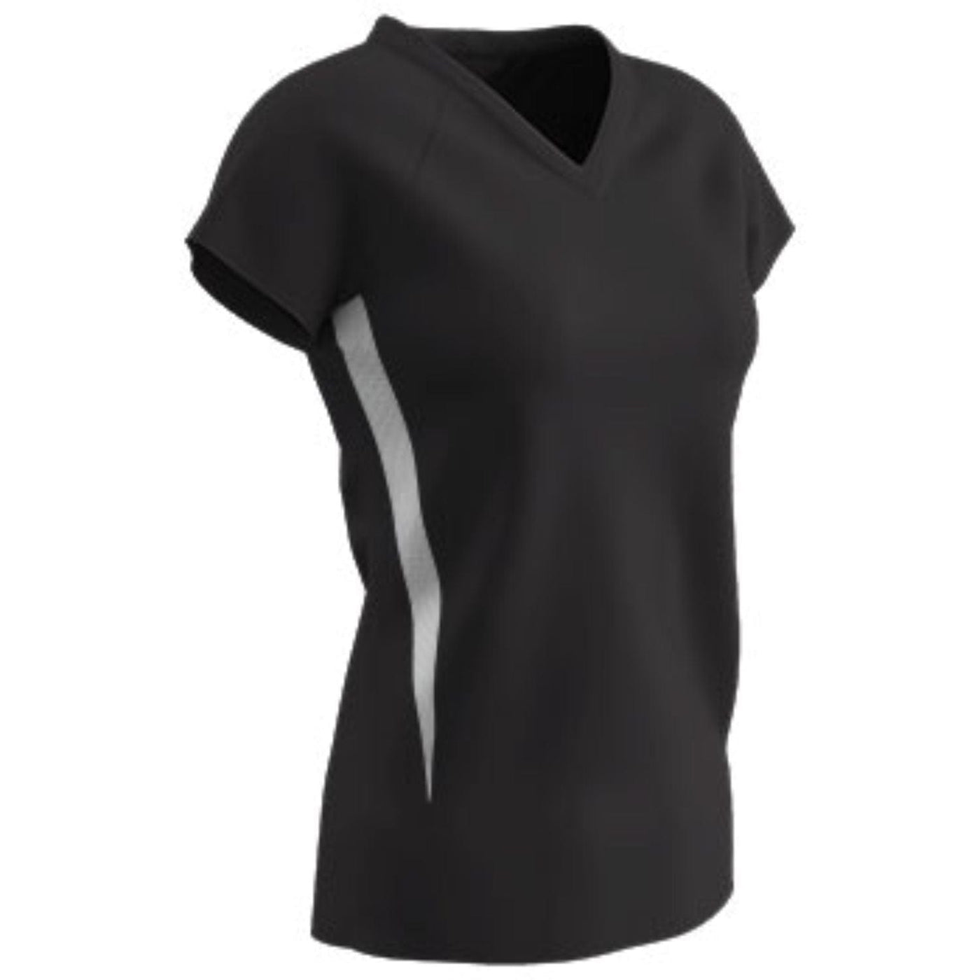 Champro Champro SPIKE Ladies Volleyball Jersey White White Extra Large / Black White Sports