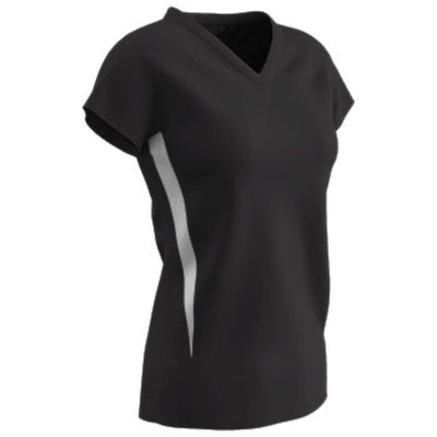 Champro Champro SPIKE Ladies Volleyball Jersey White White Extra Large / Black White Sports