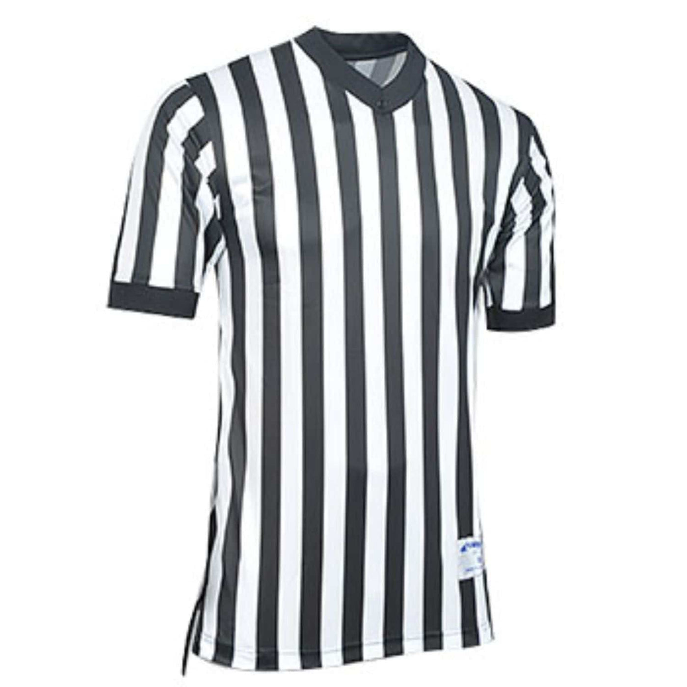 Champro Champro WHISTLE DRI GEAR Basketball Ref Jersey Blk Wht Extra Large Sports