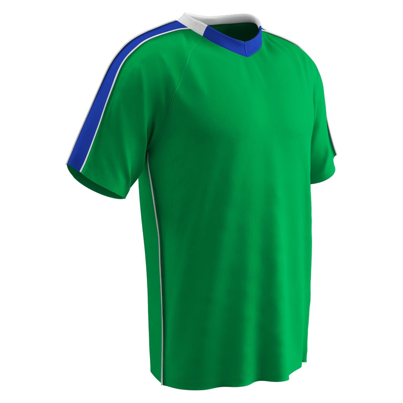 Champro Champro Youth Mark Soccer Jersey Small / Neon Green Royal White Sports