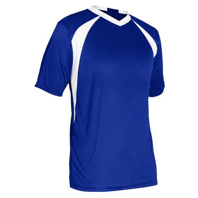 Champro Champro Youth Sweeper Soccer Jersey White White Extra Large / Royal White Sports
