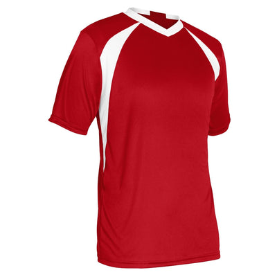 Champro Champro Youth Sweeper Soccer Jersey White White Medium / Scarlet White Sports