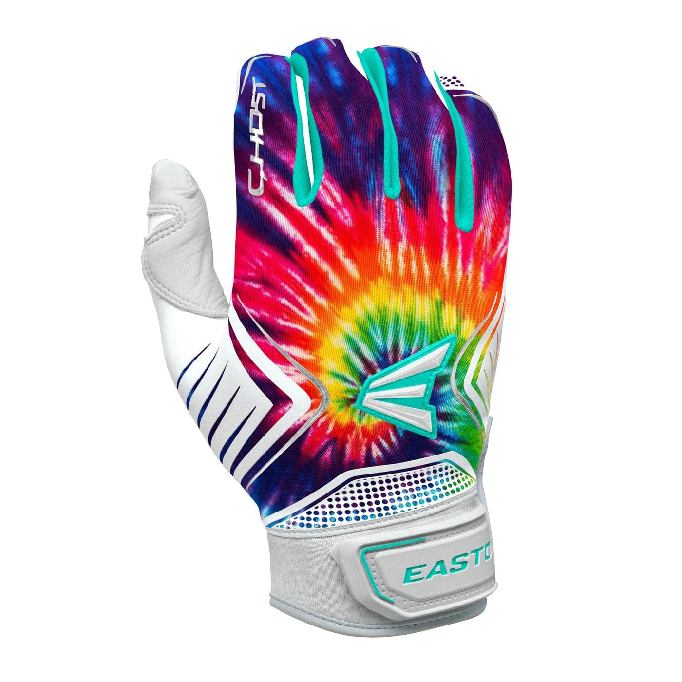 Easton Easton Ghost Fastpitch Batting Gloves Tie Dye Extra Large Sports