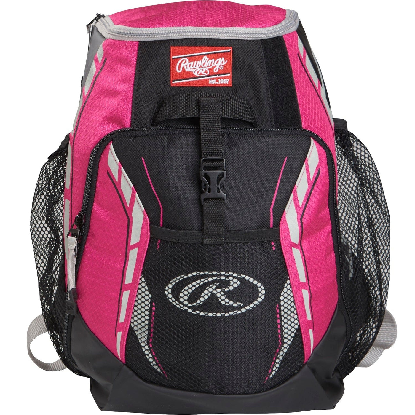 Rawlings Rawlings Players Backpack - Black Neon Pink Sports