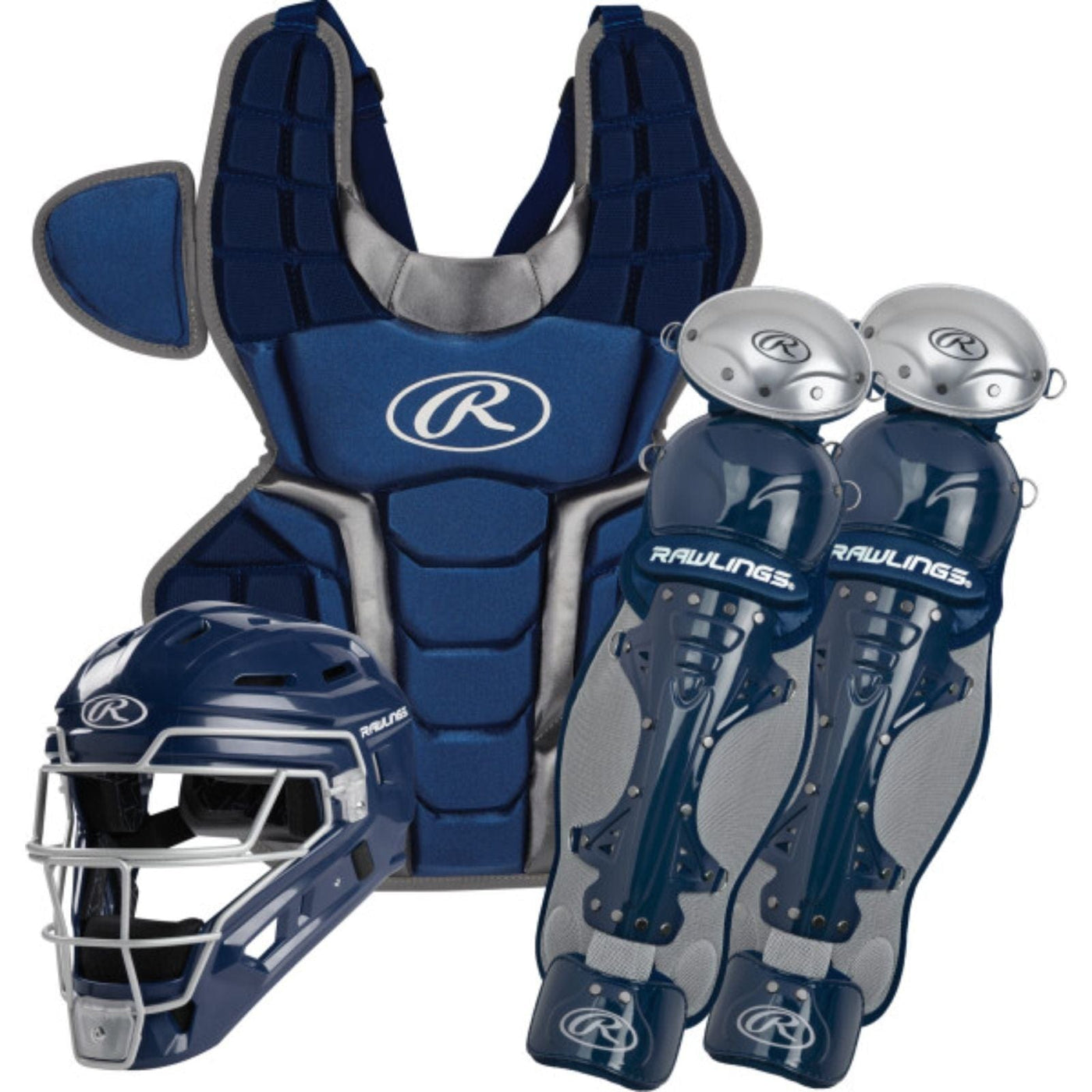 Rawlings Rawlings Renegade Catchers Set Ages 12-15 Navy-Silver Sports