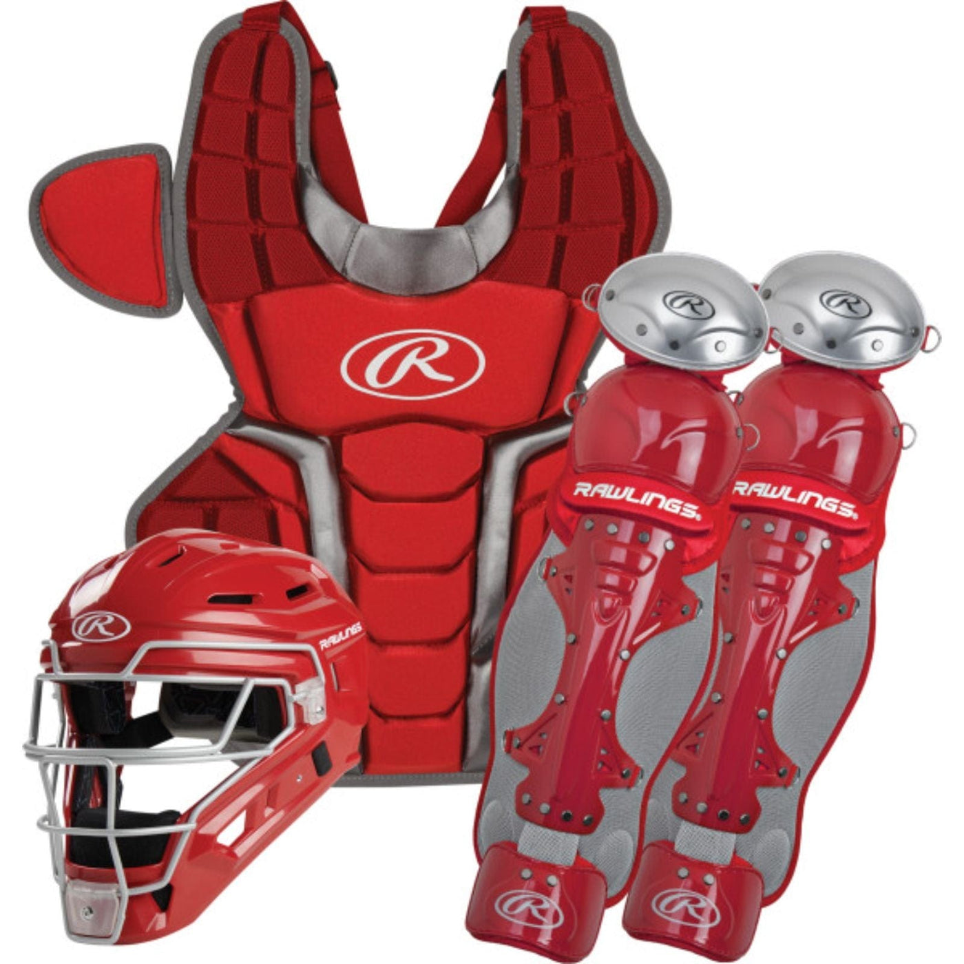 Rawlings Rawlings Renegade Catchers Set Ages 12-15 Scarlet-Silver Sports