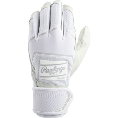 Rawlings Rawlings Workhorse Batting Gloves Compression White / Small Sports