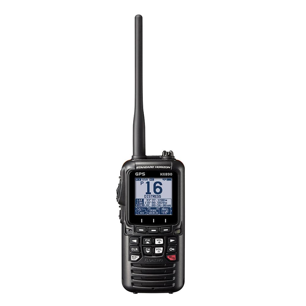 Standard Horizon Standard Horizon HX890 Floating 6 Watt Class H DSC Handheld VHF/GPS - Black Paddlesports