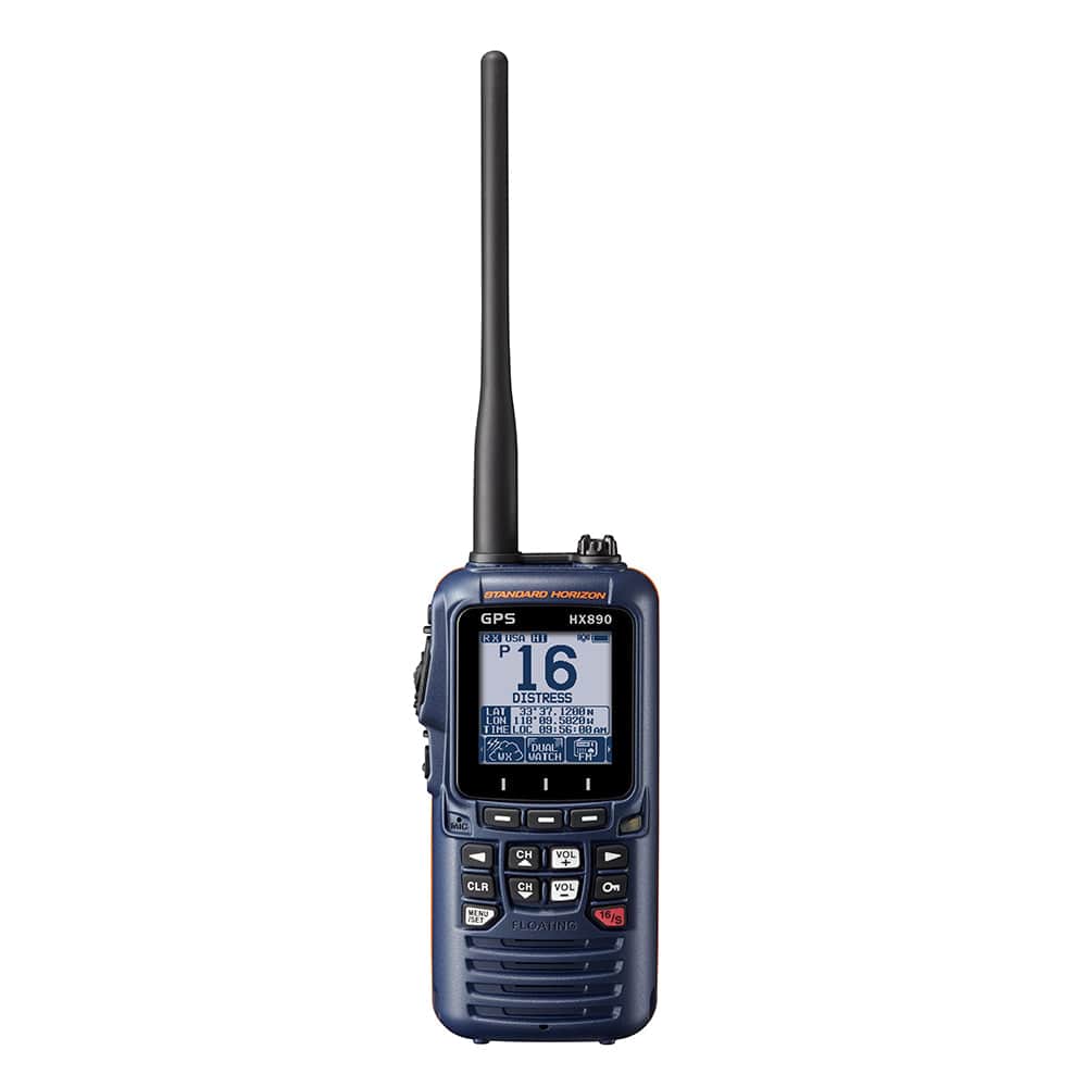 Standard Horizon Standard Horizon HX890 Floating 6 Watt Class H DSC Handheld VHF/GPS - Navy Blue Paddlesports