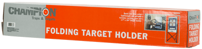 Champion Champion Paper Target Holder - Stand W/carrying Case Black Targets And Traps