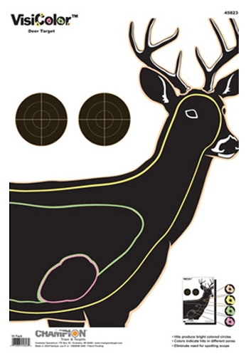 Champion Champion Visicolor Target - Deer 13"x18" 10-pack Targets And Traps