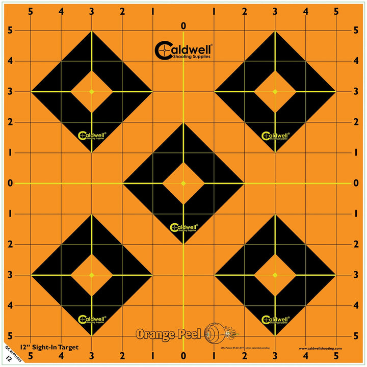 Caldwell Caldwell Ornge Peel Sight-in 12" (5) Targets