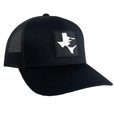 Texas Fowlers Texas Fowlers Logo Trucker Hat Black
