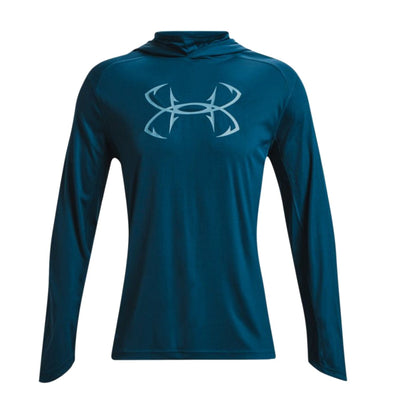 Under Armour Under Armour Mens Iso-Chill Hook Gaiter Hoodie Deep Sea / Small