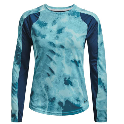 Under Armour Under Armour Womens Iso-Chill Shore Break Print Long Sleeve Cloudless Sky / X-Small