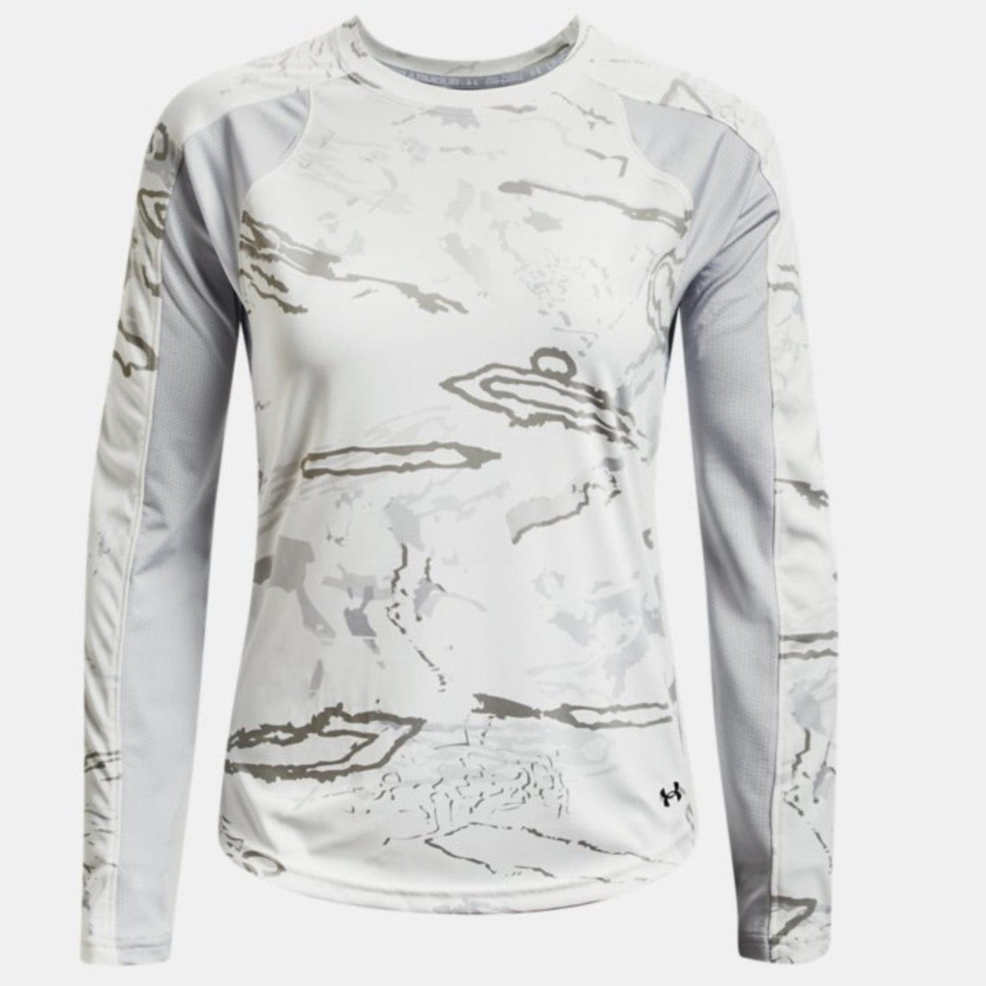 Under Armour Under Armour Womens Iso-Chill Shore Break Print Long Sleeve UA Snow Camo / X-Small