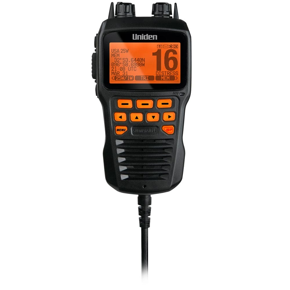 Uniden Uniden Remote Mic f/UM725 VHF Radios - Black Communication