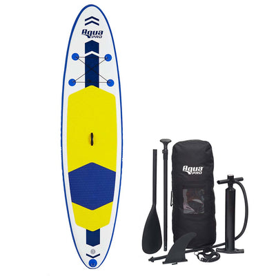 Aqua Leisure Aqua Leisure 10.6' Inflatable Stand-Up Paddleboard Drop Stitch w/Oversized Backpack f/Board & Accessories Watersports