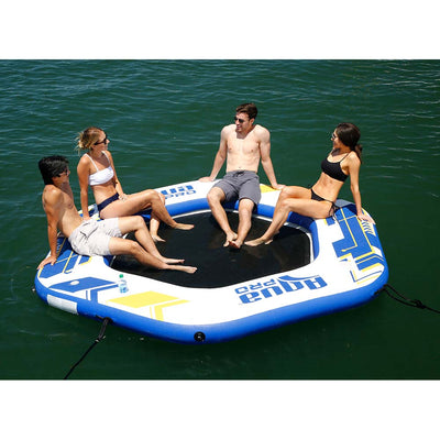 Aqua Leisure Aqua Leisure 10' Hexagonal Inflatable Island w/Mesh Center Watersports