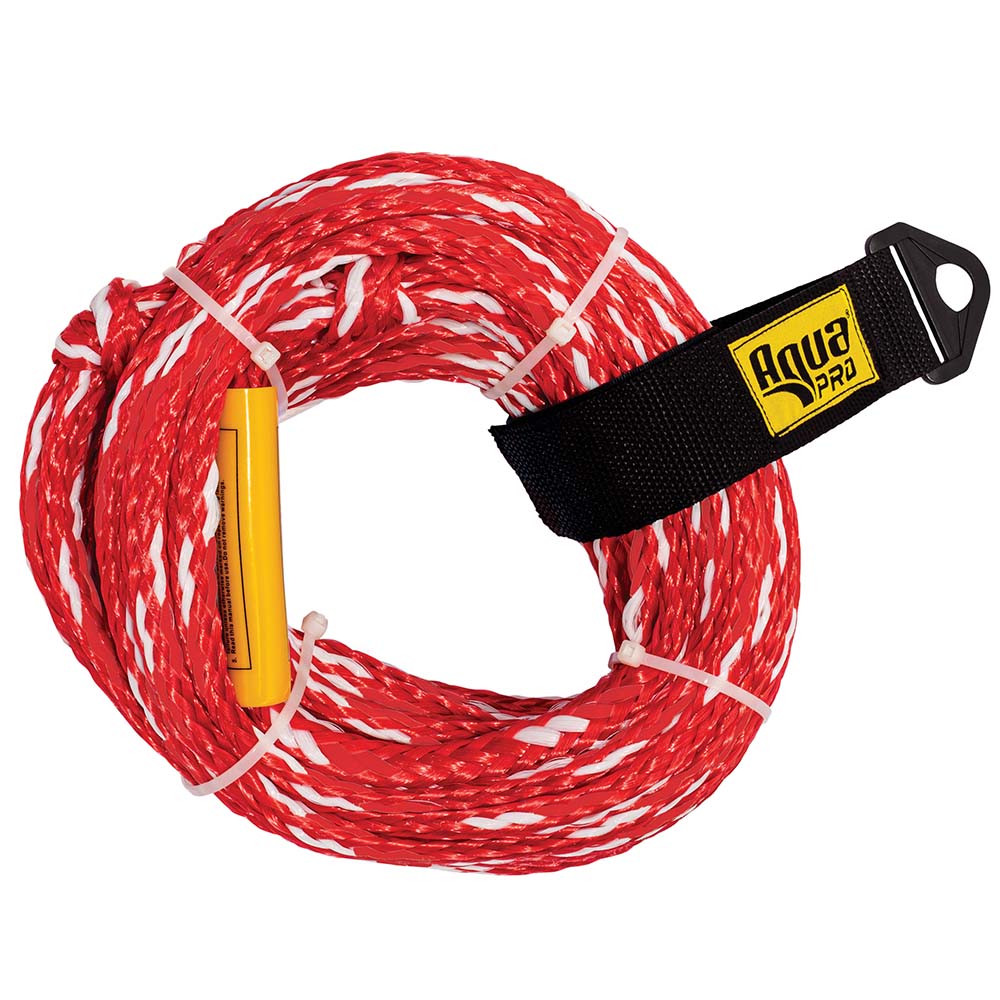 Aqua Leisure Aqua Leisure 2-Person Tow Rope - 2,375lbs Tensile - Non-Floating - Red Watersports