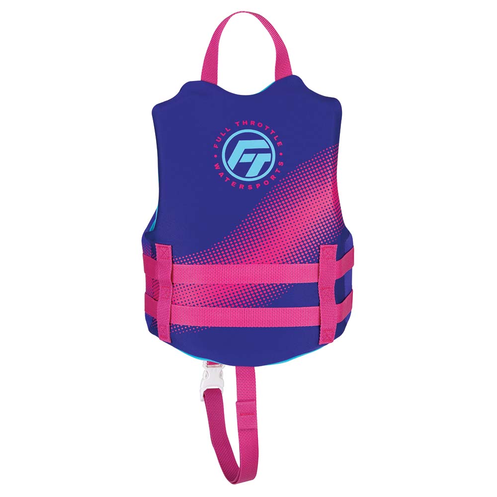 Full Throttle Full Throttle Child Rapid-Dry Life Jacket -Purple Watersports