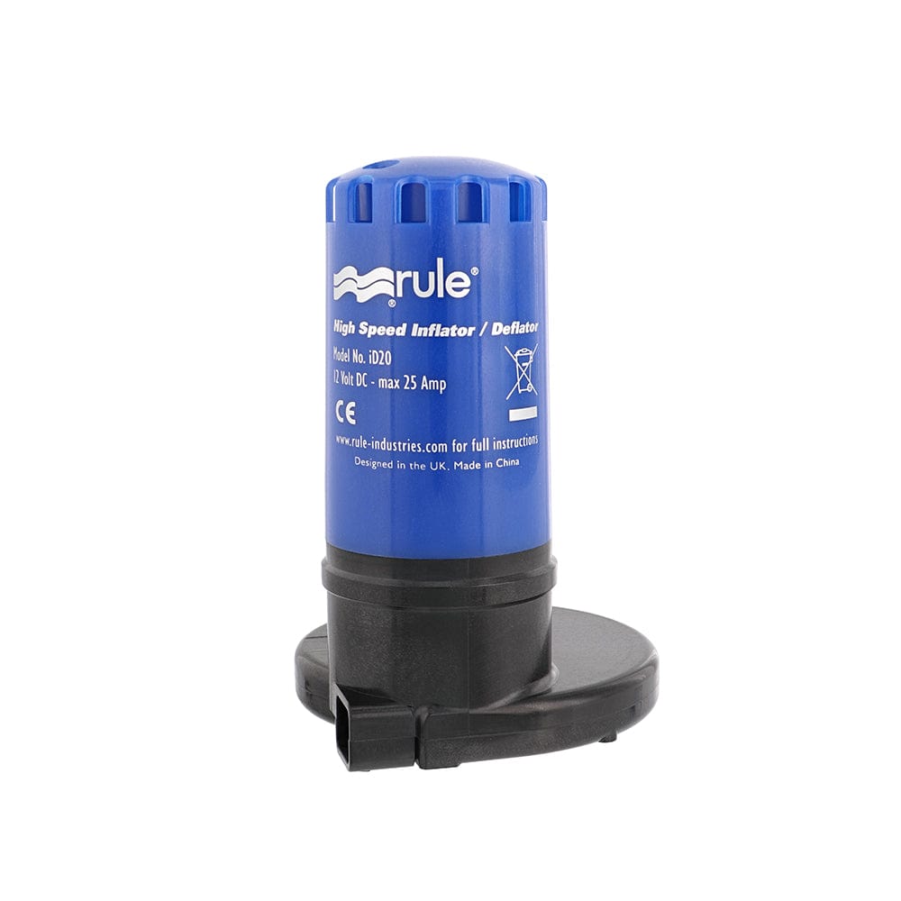 Rule Rule ID20 High-Speed Inflator/Deflator - 12V Watersports