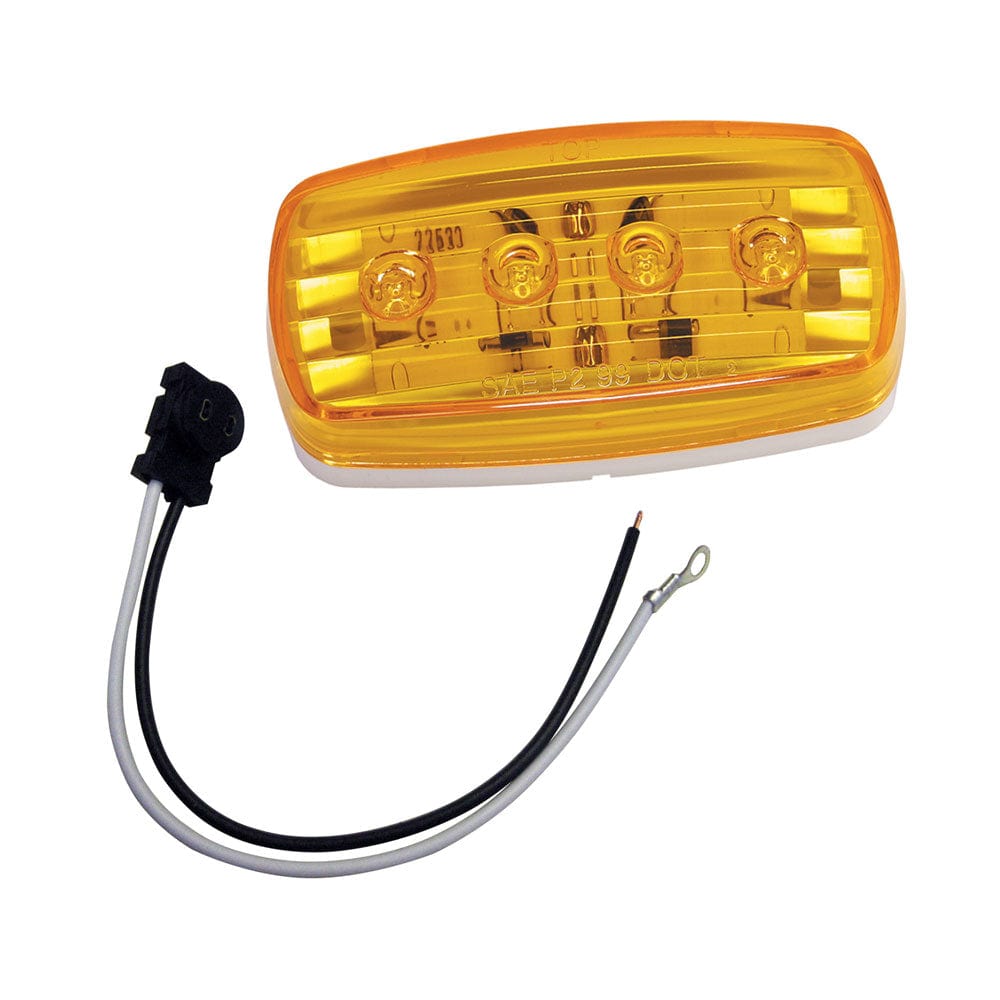 Wesbar Wesbar LED Clearance/Side Marker Light - Amber #58 w/Pigtail Trailering