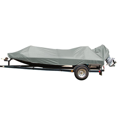 Carver by Covercraft Carver Performance Poly-Guard Styled-to-Fit Boat Cover f/15.5' Jon Style Bass Boats - Grey Winterizing