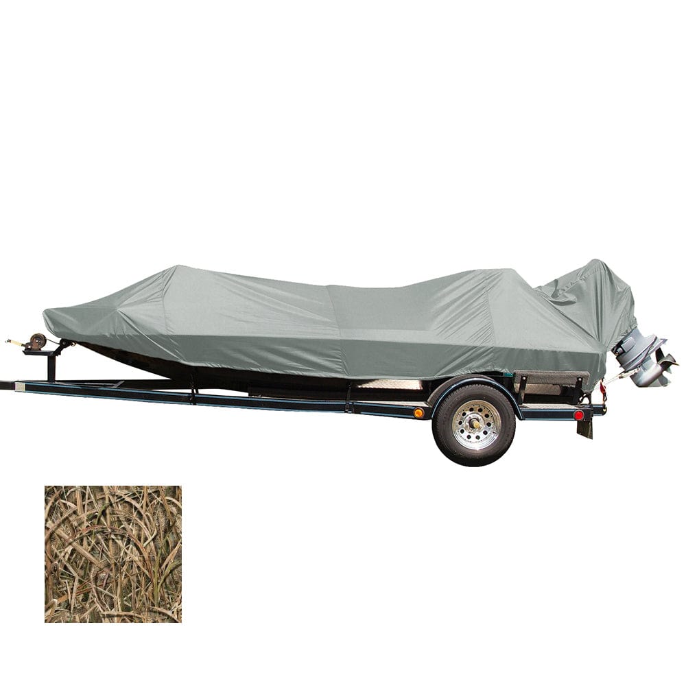 Carver by Covercraft Carver Performance Poly-Guard Styled-to-Fit Boat Cover f/15.5' Jon Style Bass Boats - Shadow Grass Winterizing