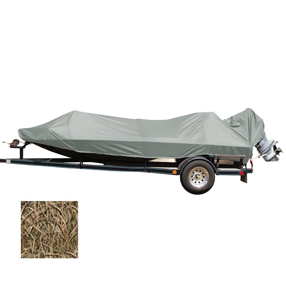 Carver by Covercraft Carver Performance Poly-Guard Styled-to-Fit Boat Cover f/18.5' Jon Style Bass Boats - Shadow Grass Winterizing