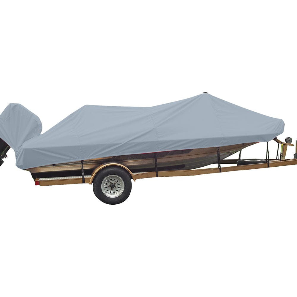 Carver by Covercraft Carver Performance Poly-Guard Styled-to-Fit Boat Cover f/19.5' Wide Style Bass Boats - Grey Winterizing