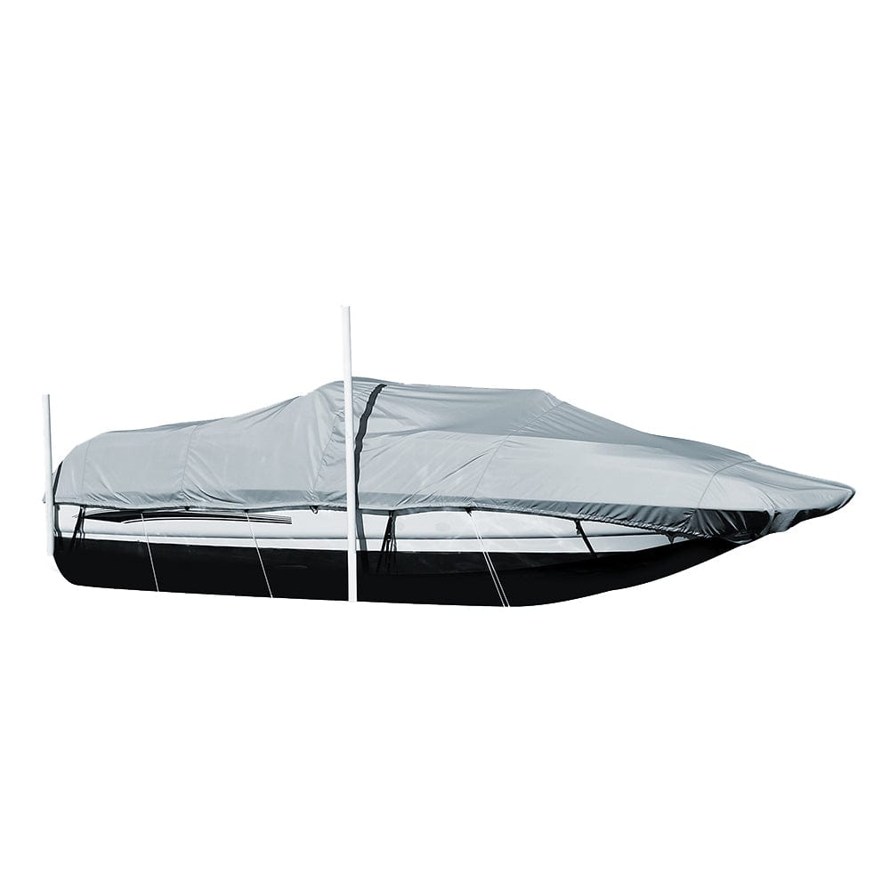 Carver by Covercraft Carver Performance Poly-Guard Styled-to-Fit Boat Cover f/20.5' Sterndrive Deck Boats w/Walk-Thru Windshield - Grey Winterizing