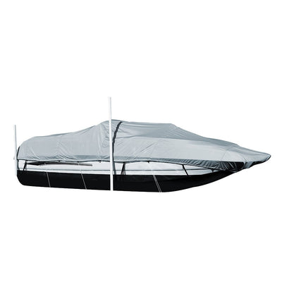 Carver by Covercraft Carver Performance Poly-Guard Styled-to-Fit Boat Cover f/21.5' Sterndrive Deck Boats w/Walk-Thru Windshield - Grey Winterizing