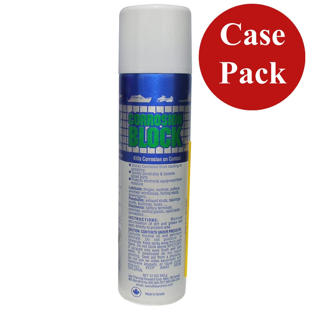 Corrosion Block Corrosion Block 12oz Aerosol Can - Non-Hazmat, Non-Flammable & Non-Toxic *Case of 12* Winterizing